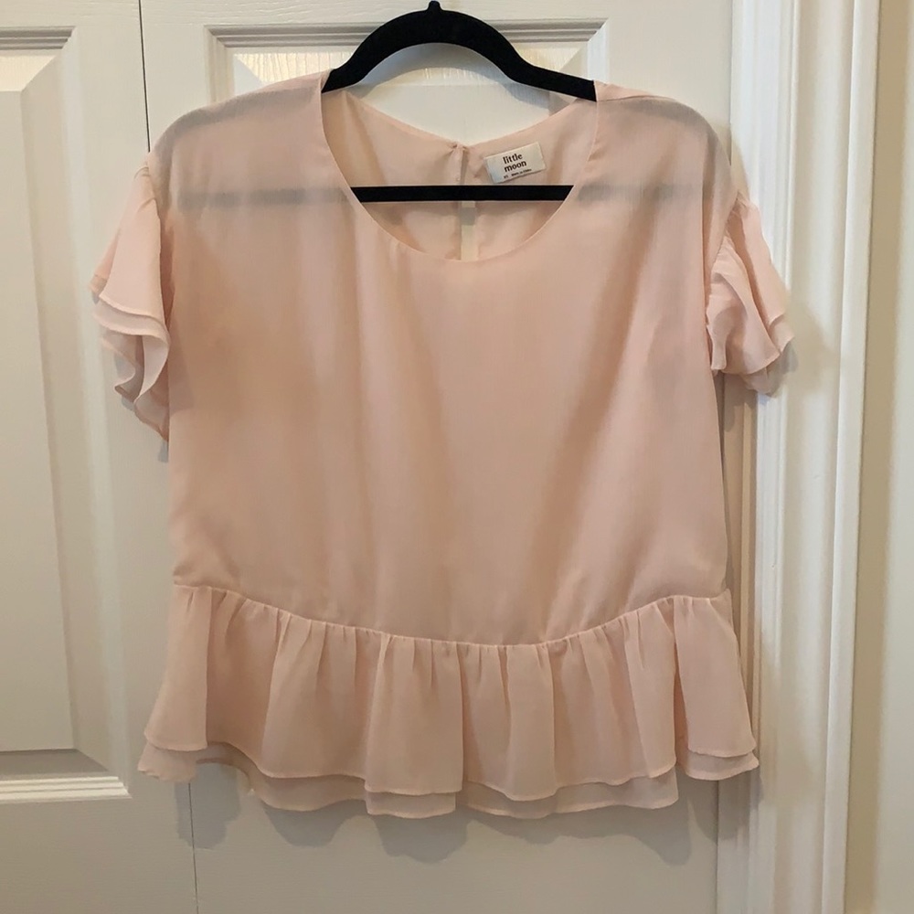 Little Moon Blouse with Ruffles